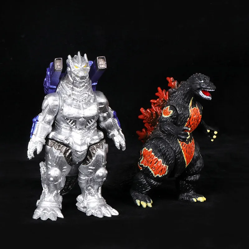2024 neue 10cm Godzilla vs Kingkong Gojira Weich kleber König Ghidorah Action figur bewegliche Gelenke Modell Spielzeug für Kind Junge Geschenk – Detail 4