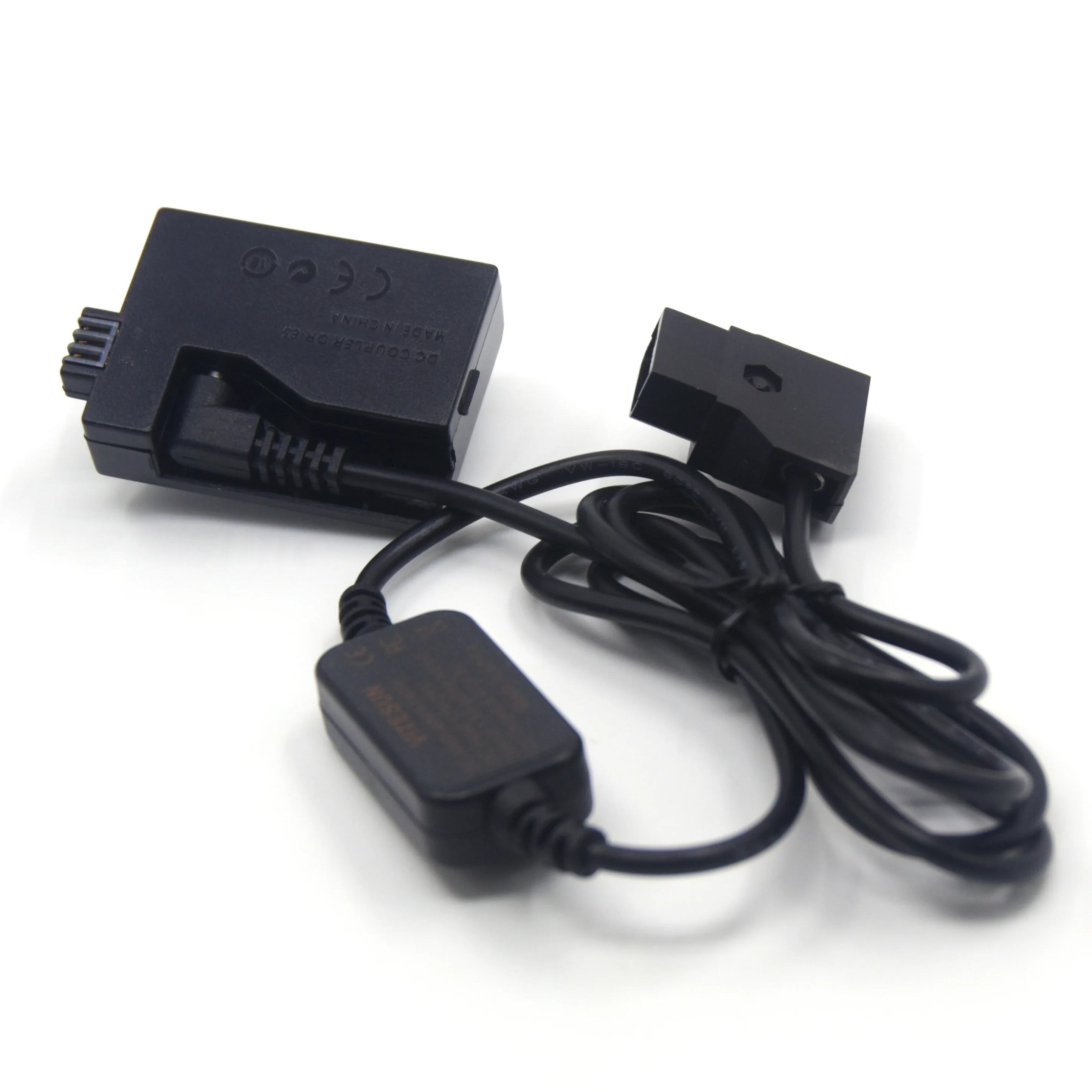 LP E5 Dummy Battery DR-E5 DC Coupler&D-tap Power Cable for Canon EOS 450D 500D 1000D Kiss F X2  X3 Rebel XS XSi T1i Camera