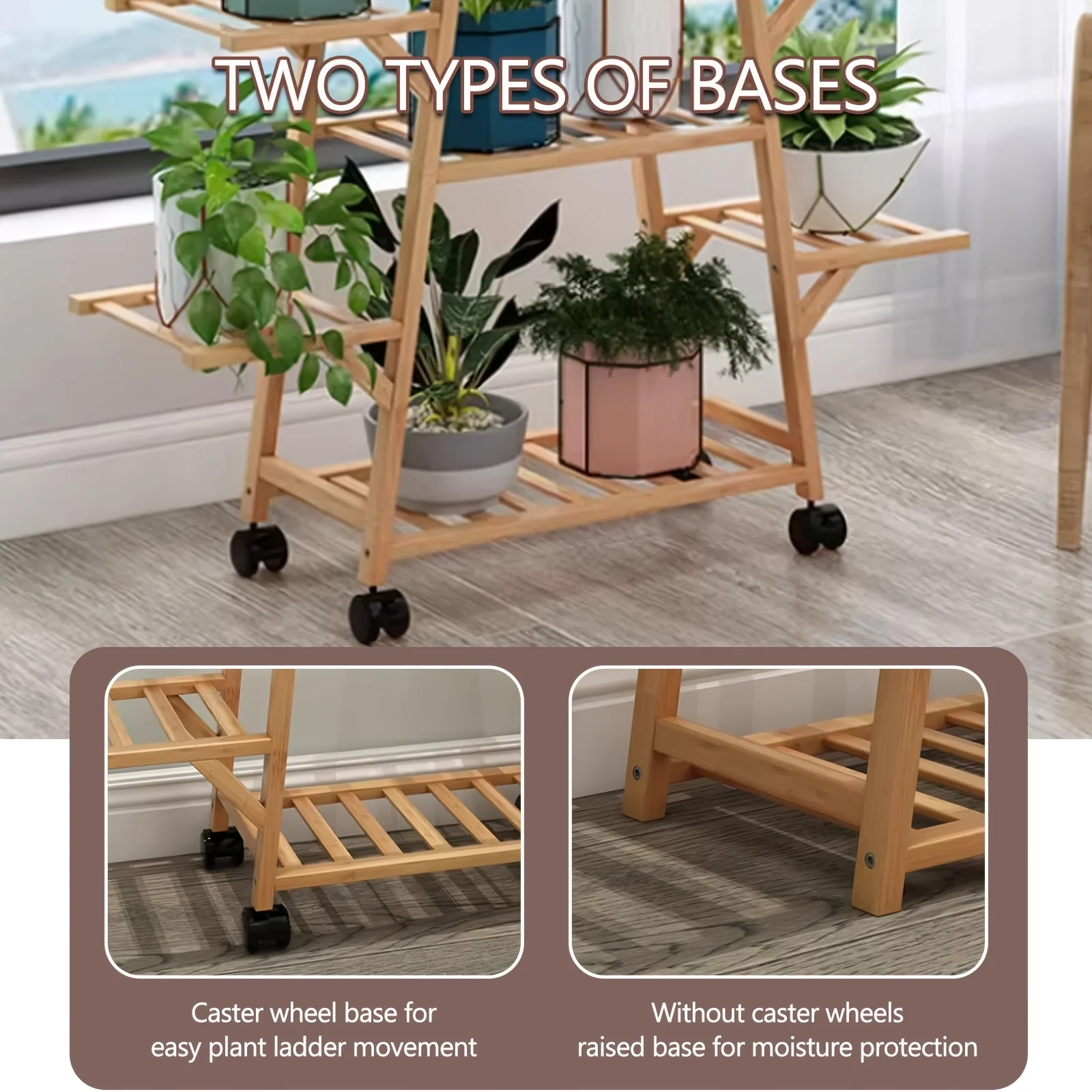 2026 New 1PCS A-Frame Plant Stand, Multi-Layer Vertical Plant Display Rack, Indoor Outdoor Flower Shelf for Balcony Garden Patio image 5