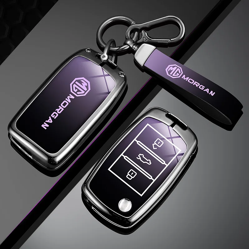 سبيكة سيارة الذكية مفتاح بعيد فوب غطاء حامل قذيفة ل Roewe RX5 MG3 MG5 MG6 MG7 MG ZS GT GS 350 360 750 W5 اكسسوارات السيارات #1