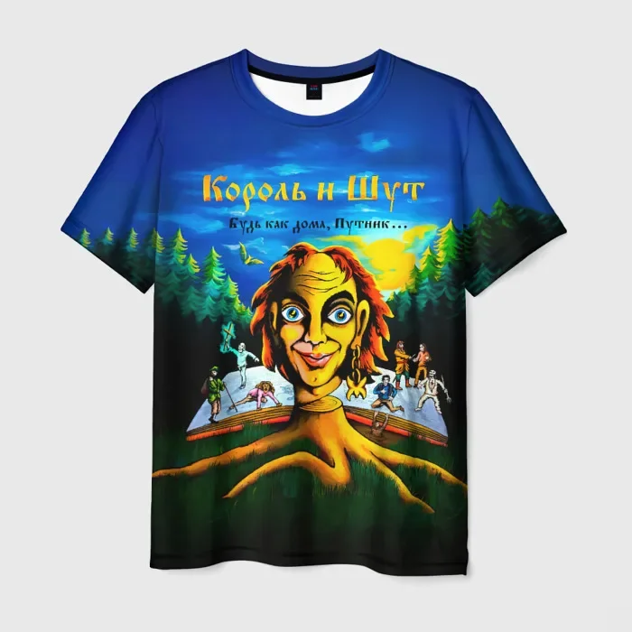 

Punk Rock The King And The Jester 3d Print Men's T-Shirts Fashion Men/Women Hip-Hop Trend Short Sleeve Tee Harajuku Y2k Tops