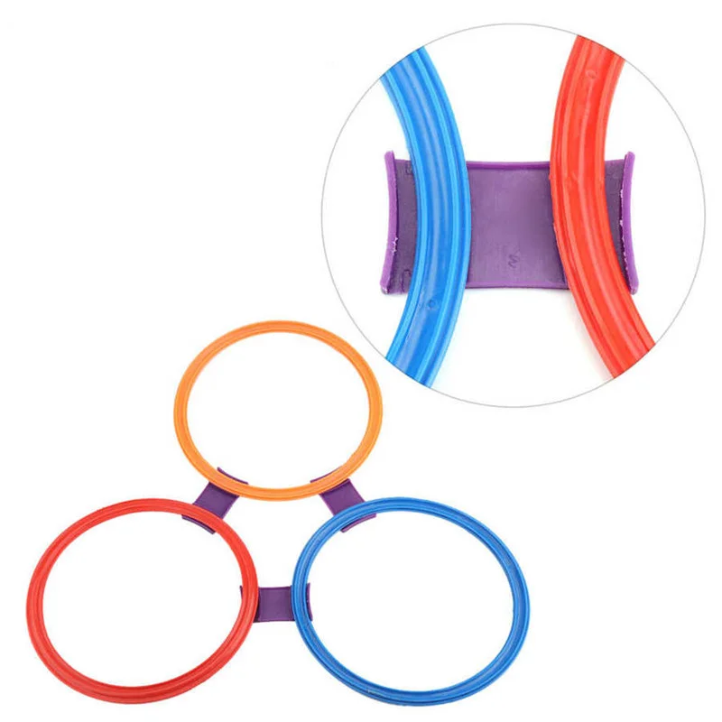 10PCS 28CM 38CM Children\'s Sports Ability Training Game Jump Ring Preschool Teaching Toys Indoor Outdoor Parent-child