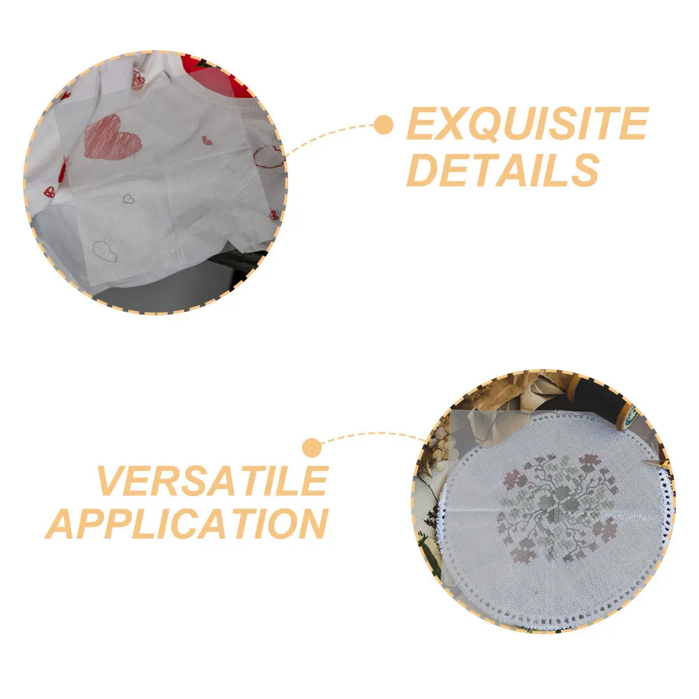 8 قطعة ورق نقل التطريز مثبت قابل للذوبان في الماء DIY للأحذية القماشية والملابس والقمصان وأنماط الخياطة اليدوية