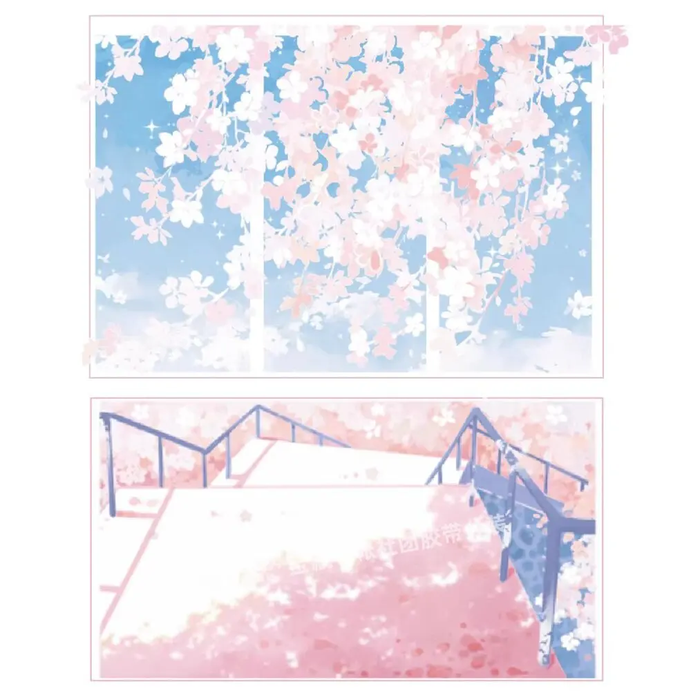 pet washi tape B173 dream storyboard two cherry blossom scrapbook decoration diy sticker