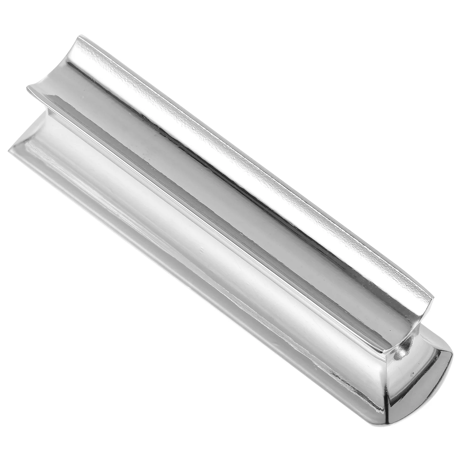 1 قطعة شريحة الغيتار المعدنية سبائك الزنك دائم المهنية الغيتار لهجة بار واضح السلس الصوت المعادن إصبع الشريحة لهجة بار #4