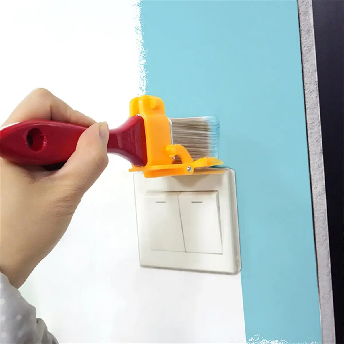2026 New Edging Color Separation Paint Brush with Painter'S Sponge Brush Corner Painting Tool,Multi-Functional Painting Tool Set