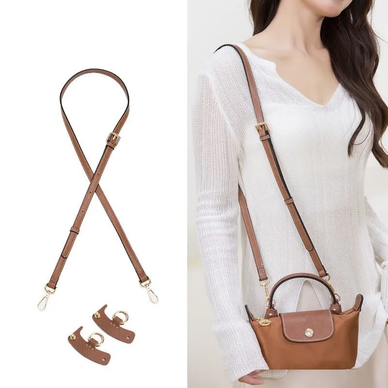 Long Adjustable Bag Strap And Punch-Free Buckle Set For Longchamp Mini Handbag Upgrade Modification Shoulder Bag Accessories