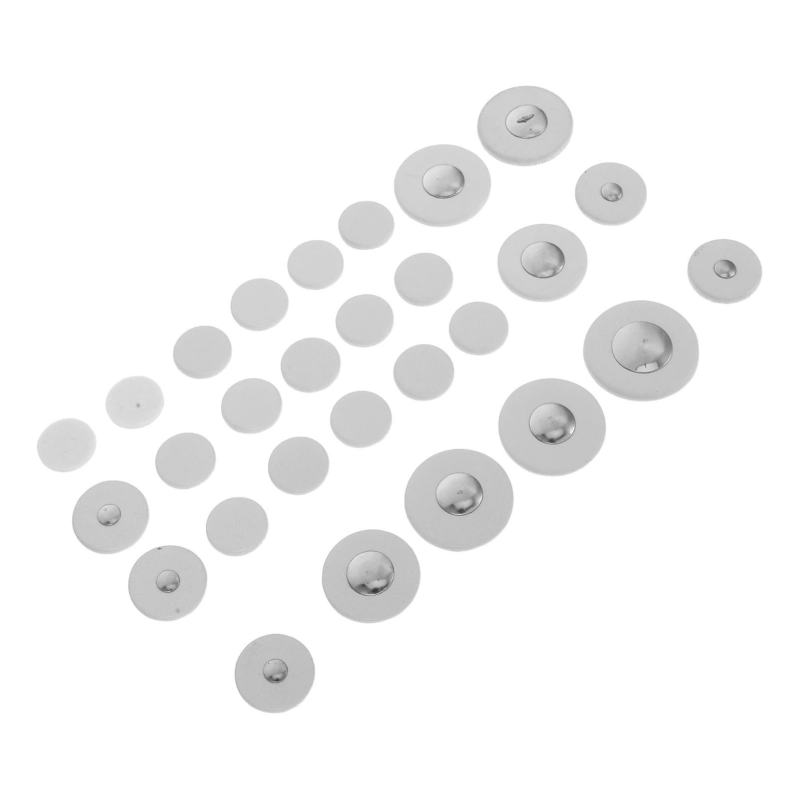 

28pcs Replacement Pads Sound Hole Metal Woodwind Instrument Repair Kit Musical Instrument Parts Pad Repair Kit Bass