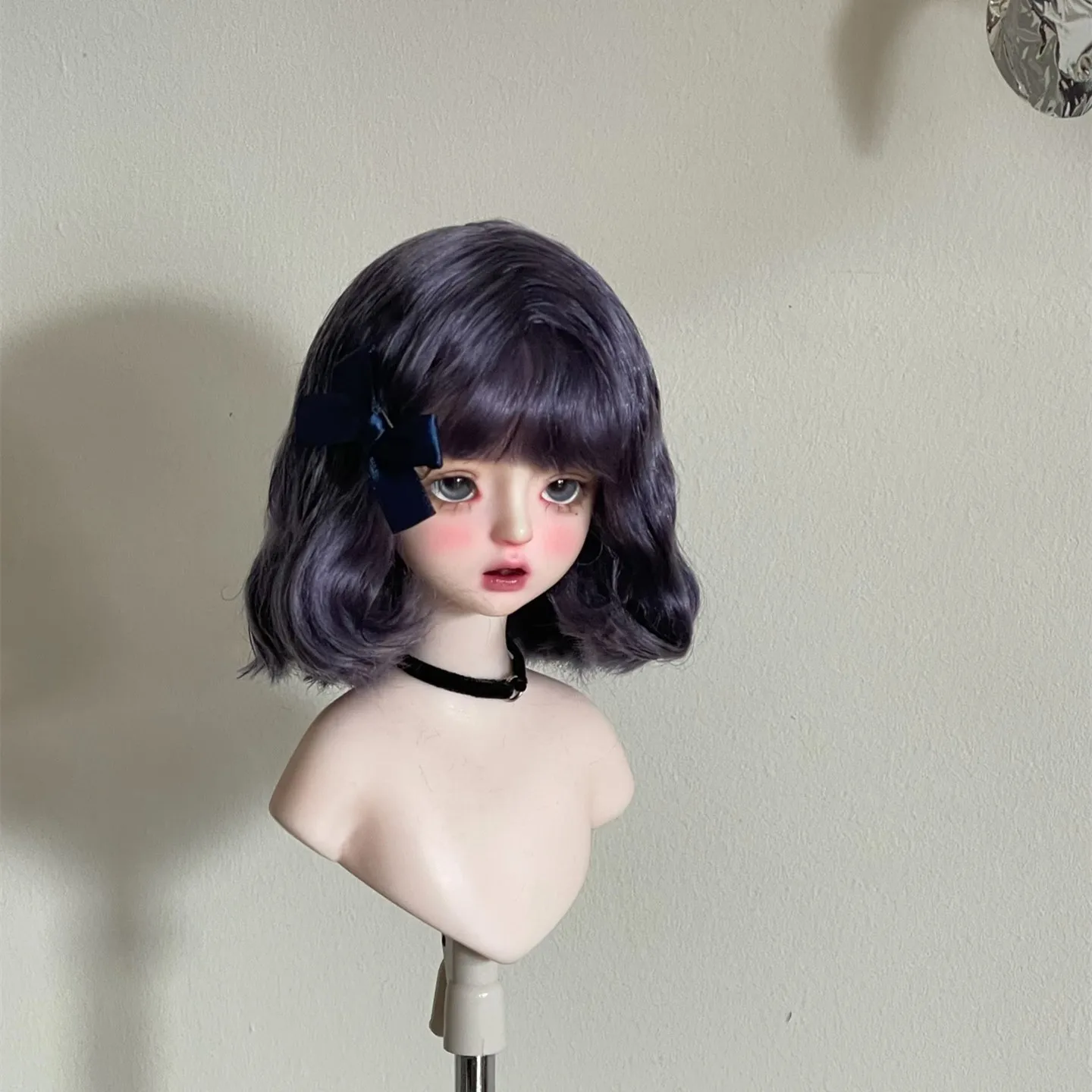 BJD wig 1/4 mohair wig doll short hair free shipping​