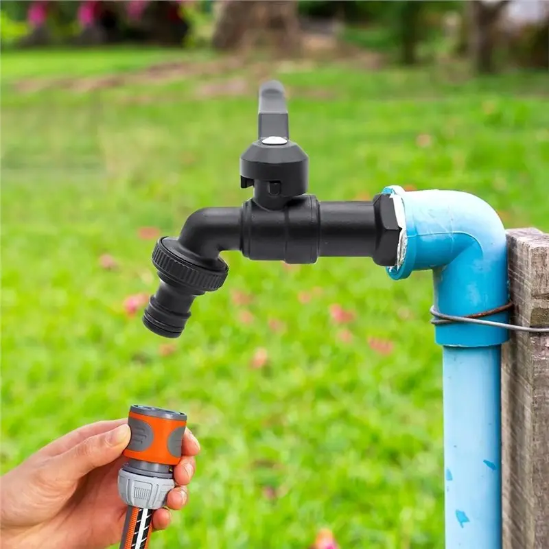 Outdoor Water Tap With Hose Connection 1/2 Inch Tap Garden Ball Valve Outdoor Frost-Proof