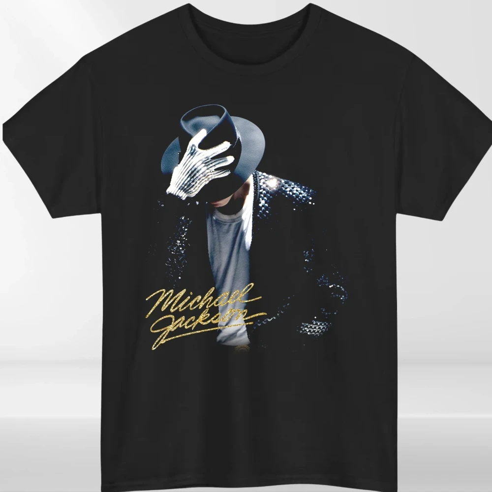 Michael Jackson 80s Thriller T-Shirt mit Rundhalsausschnitt, Unisex, Sommer-Streetwear-Shirt/T-Shirt aus reiner Baumwolle, grafische T-Shirts – Detail 6