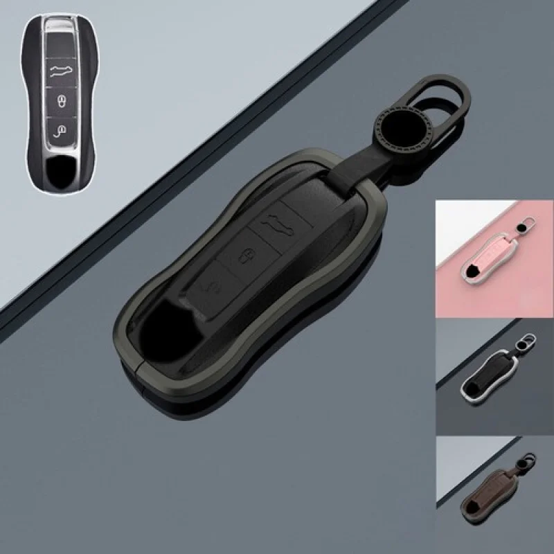 

Чехол для ключей от автомобиля из алюминиевого сплава A + для Porsche Cayenne Panamera Taycan 911 992