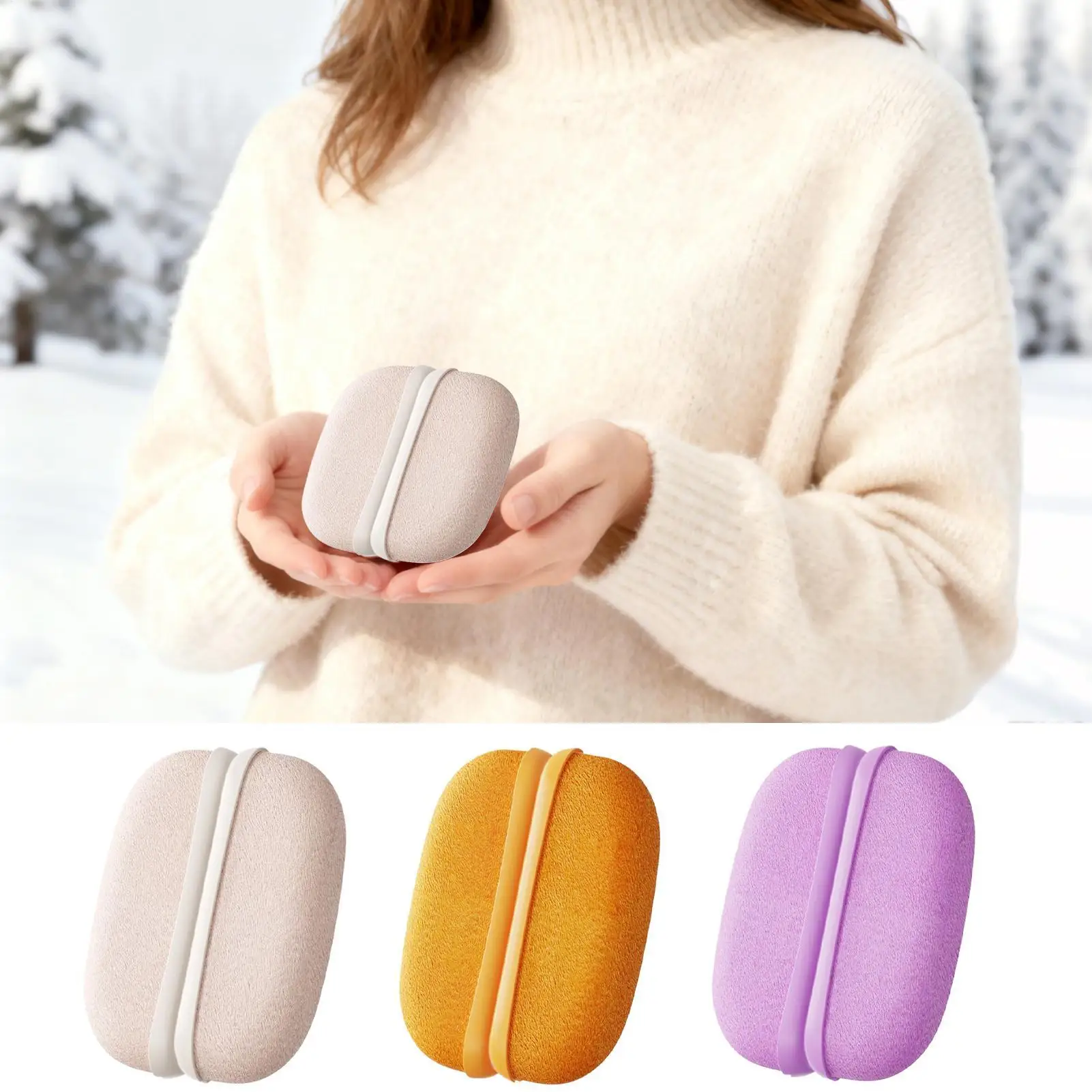 

Hand Warmers 3 Temp Magnetic Hand Warmer USB Rechargeable Heater For Men Women Christmas Winter Cold Weather Outdoor Ski Work