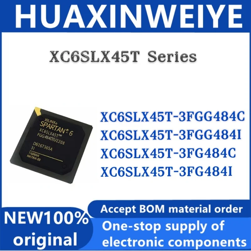 

IC CHIP BGA-484, XCXC6SLX45T XC6SLX45,XC6SLX45T-3FGG484C，XC6SLX45T-3FG484C，XC6SLX45T-3FG484I，XC6SLX45T-3FGG484I