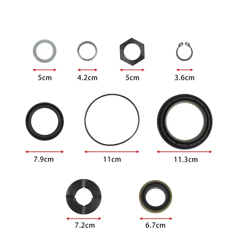 Classic-Outer Axle Dust Seal Inner Tube Seal Needle Bearing For Ford Excursion F250 F350 F450 F550 Car Accessories