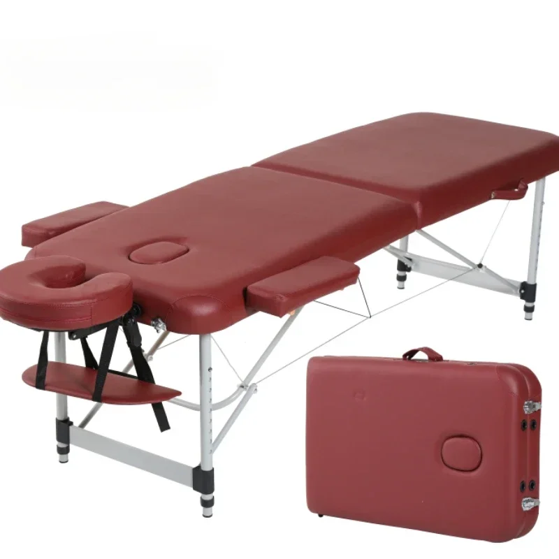 Cama dobrável portátil e cabeceiras, mesas de salão, massagem pedicure, pedicure facial, tatuagem spa, cama dobravel mobiliário de beleza, lj50mb