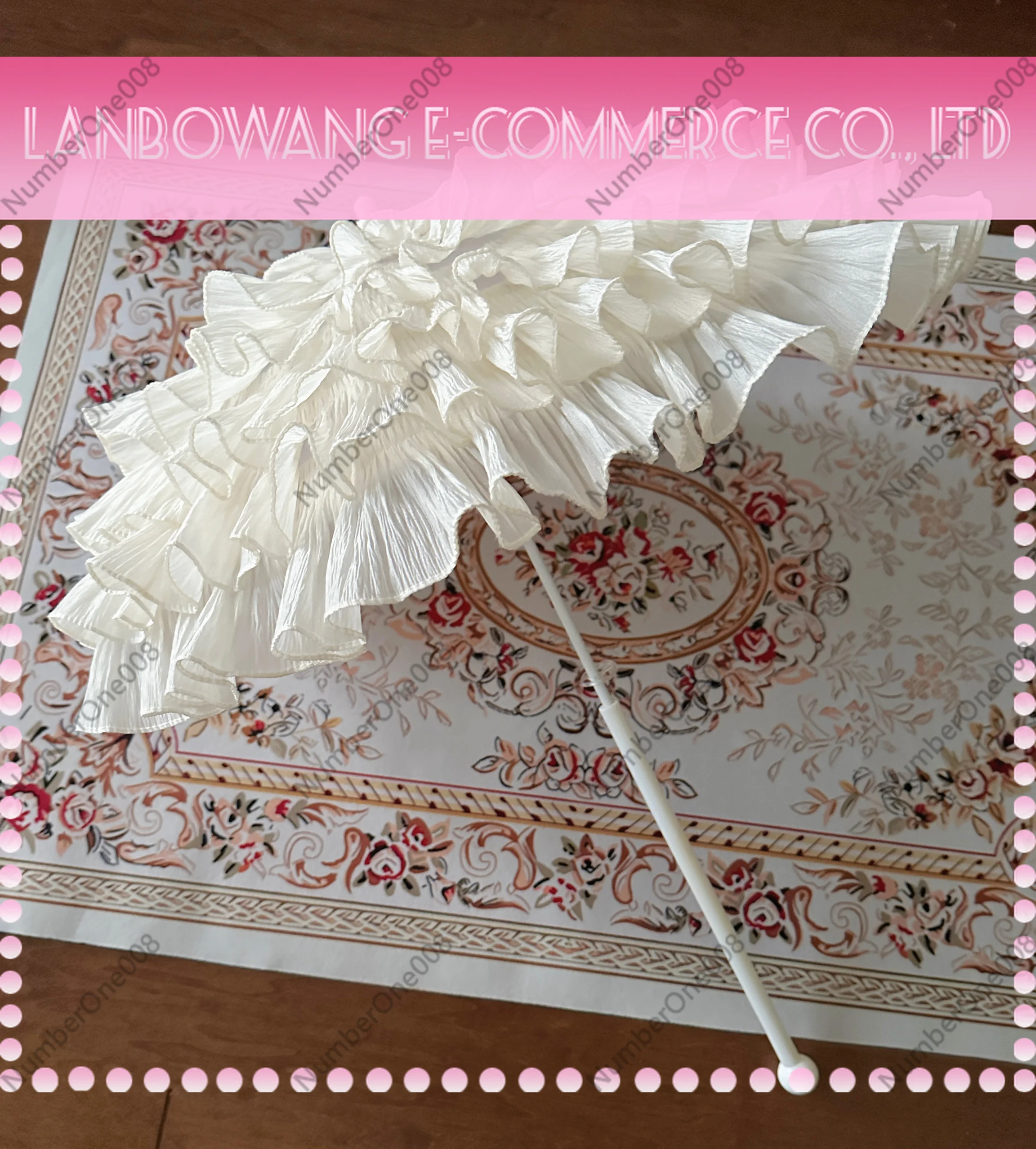 Lolita Umbrella Flower Wedding Section Umbrella Lolita French Small Western Umbrella Retro CLA Elegant Wedding Photography