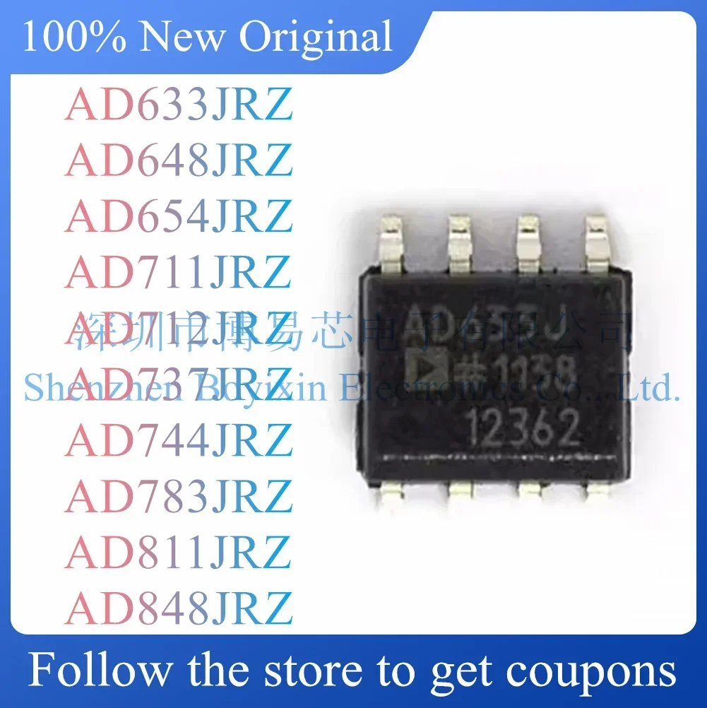 

NEW AD633JRZ AD648JRZ AD654JRZ AD711JRZ AD712JRZ AD737JRZ AD744JRZ AD783JRZ AD811JRZ AD848JRZ.