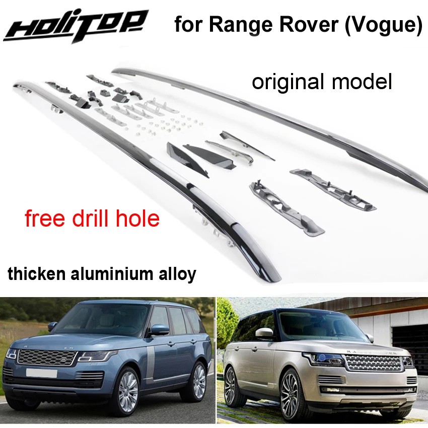 roof rack roof rail roof bar for Land Rover Range Rover Vogue 2013-2022,black/silver,Original model,guarantee quality,promotion