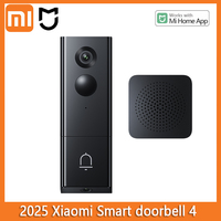 Xiaomi Smart Doorbell 4 High-Definition Infrared Dual lens Smart Home Wireless Cat eye Peephole Camera Work For Mi Home App