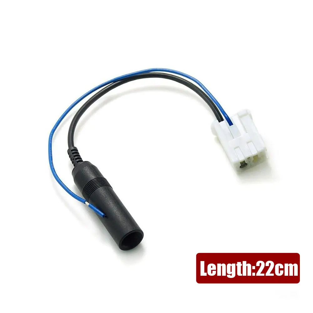 Cable de antena de Audio para coche, adaptador de antena de Radio, enchufe macho, accesorios para Toyota Camry RAV4 Yaris Subaru, 1 unidad