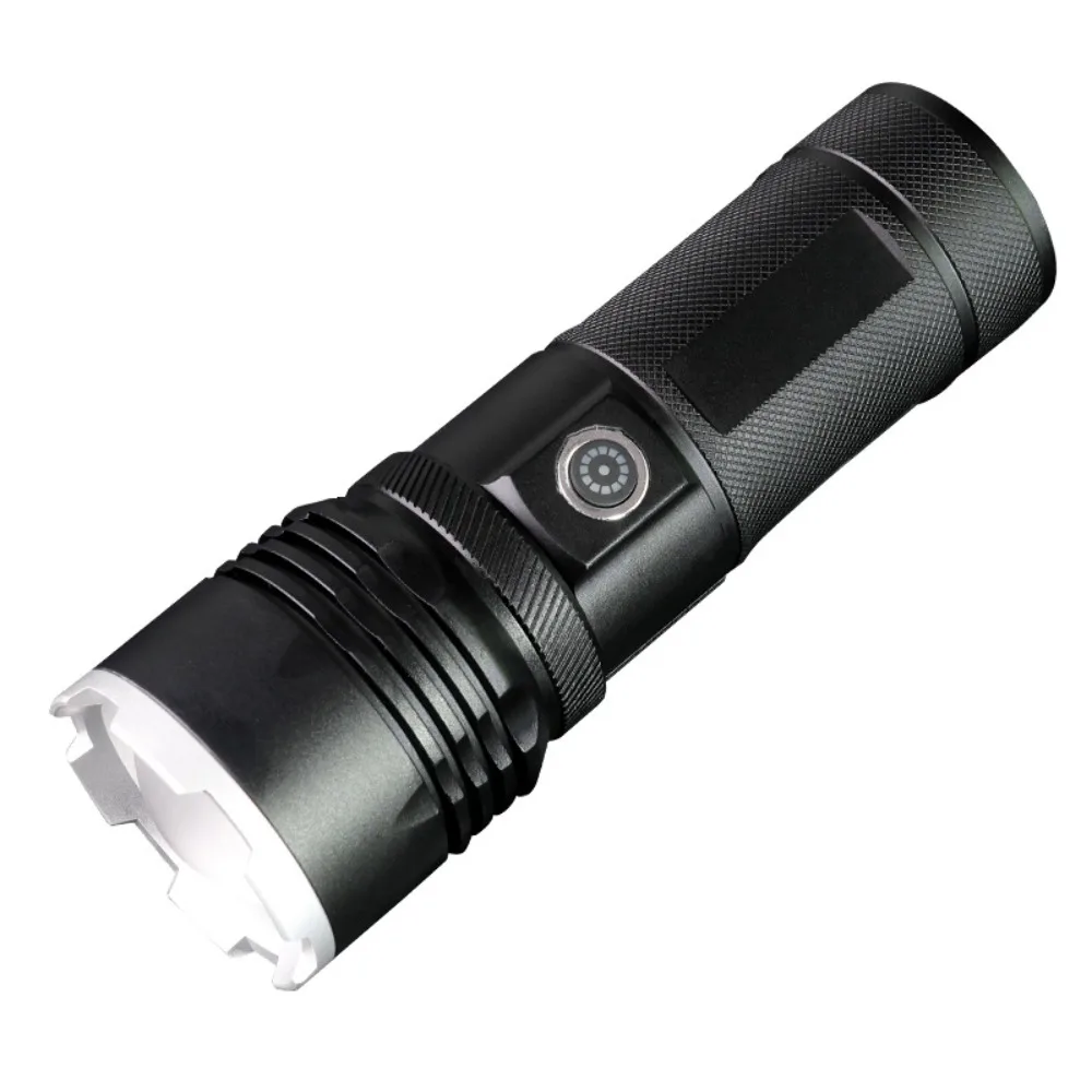 

Strong Light Aluminum Alloy Flashlight USB Rechargeable Variable Focus Torch Light Waterproof Portable LED Pocket Flashlights