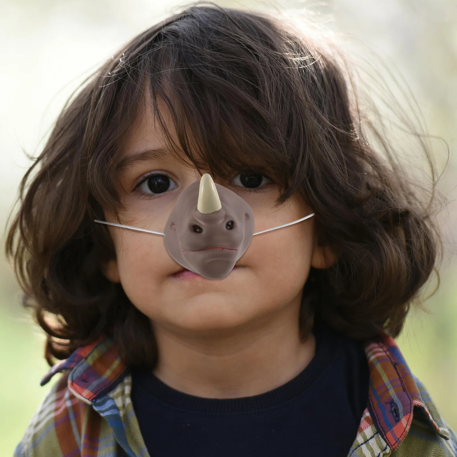 Accessoire de nez de rhinocéros, 5 pièces, ajustement confortable, en caoutchouc léger, accessoires de cabine Photo de carnaval d'halloween, décoration de Costume d'animal