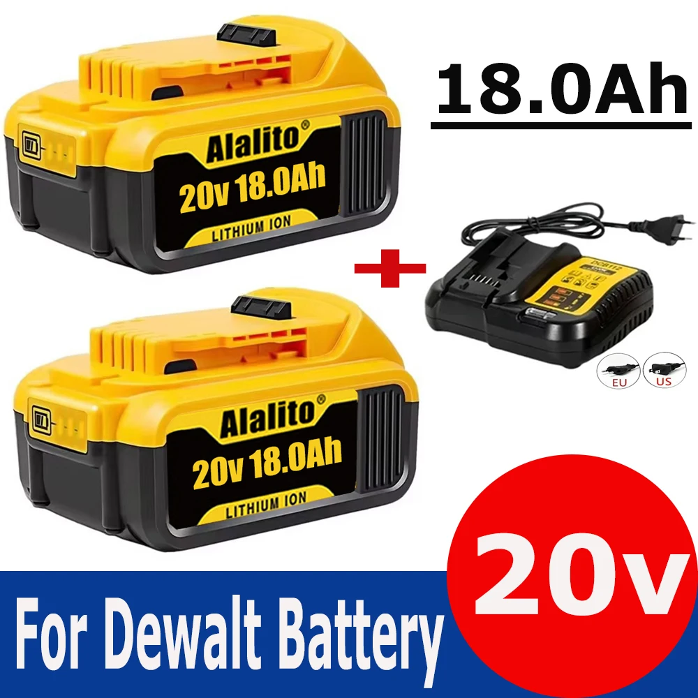 

Original DCB200 18V 18000mAh Lithium Replacement Battery For Dewalt 18V DCB184 DCB200 DCB182 DCB180 DCB181 DCB182 DCB201 DCB206