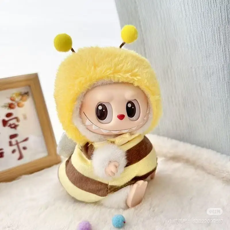 라부부 V1/V3용 상어, 벌, 공룡 코스튬이 있는 귀여운 봉제 의상 세트