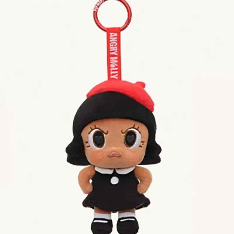 

POPMART Angry Molly Angry Energy Series Plush Pendant Blind Box Desktop Decoration Blind Bag Toys Anime Figure Cute Model