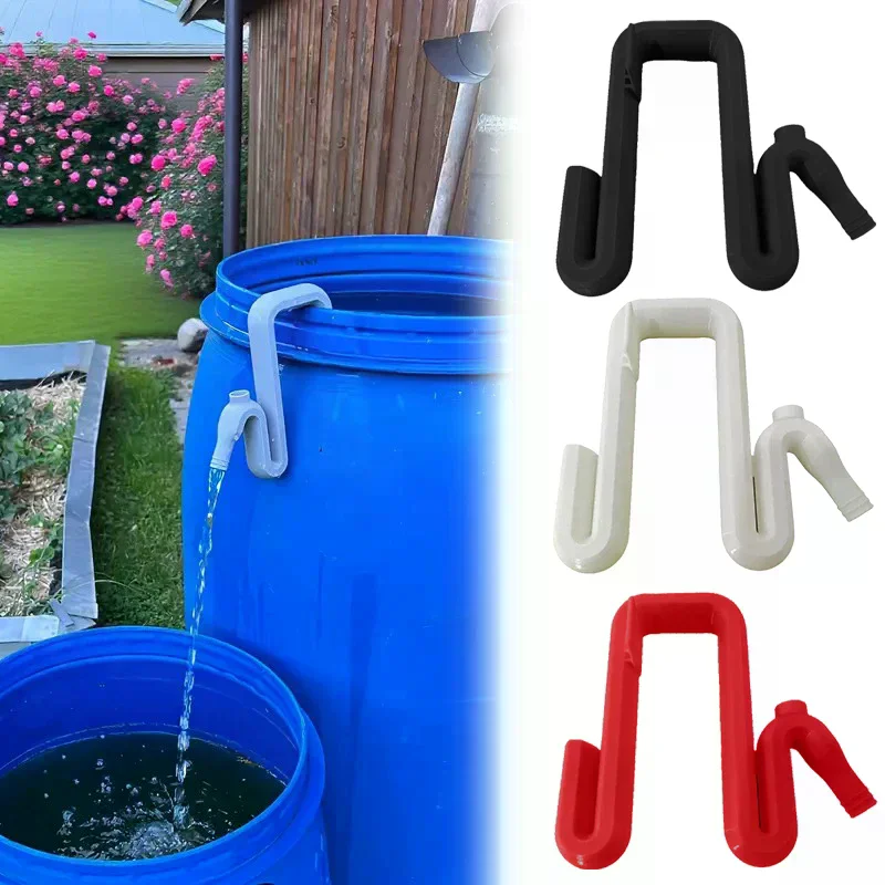 

Самовсасывающий сифонный шланг, переливная труба без сверления, легкий автоматический слив и заполнение дождевой воды, решение для перелива и перелива труб