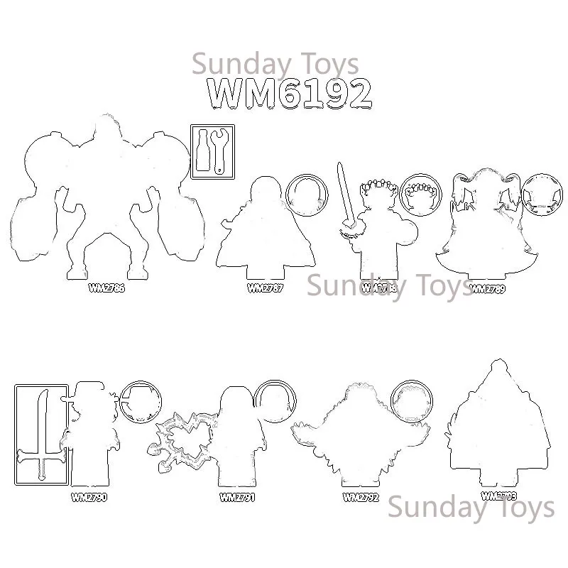 

Cartoon movie TV Anime models Action Figures WM6192 WM2786 WM2787 WM2788 WM2789 WM2790 WM2791 WM2792 WM2793 Educational Toys