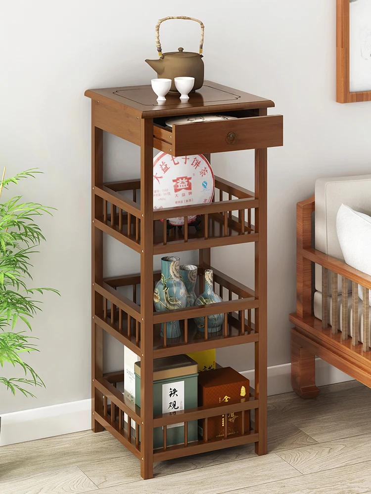 

Tea tea set rack small tea table tea table tea table living room office decoration corner table tea storage cabinet