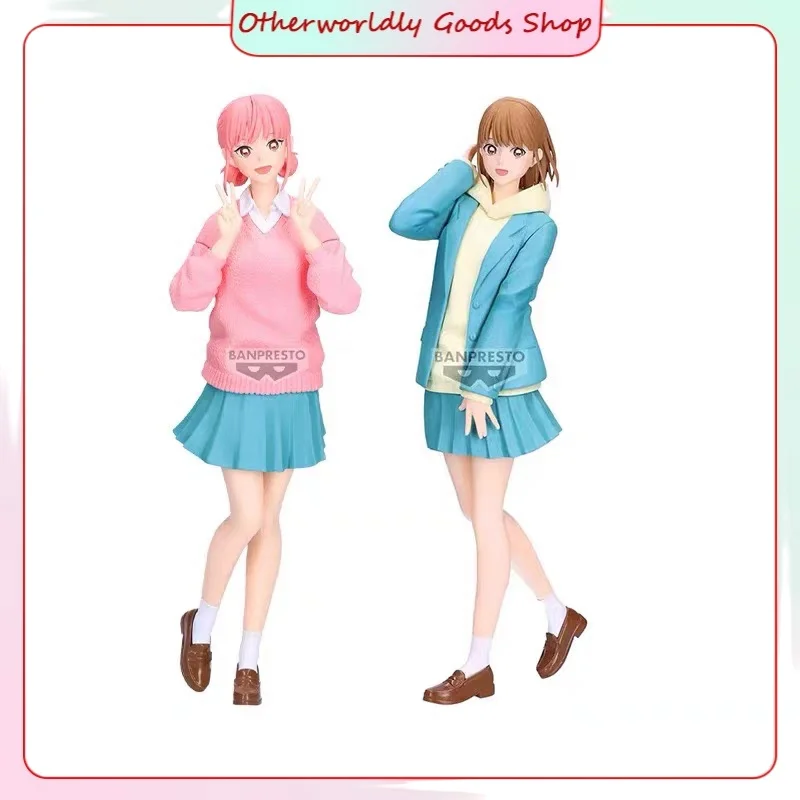 

В наличии Bandai Banpresto Blue Box Ao No Hako Kano Chinatsu Chono Hina Аниме Фигурка Игрушки Коллекция ПВХ Модель Орнамент Подарки