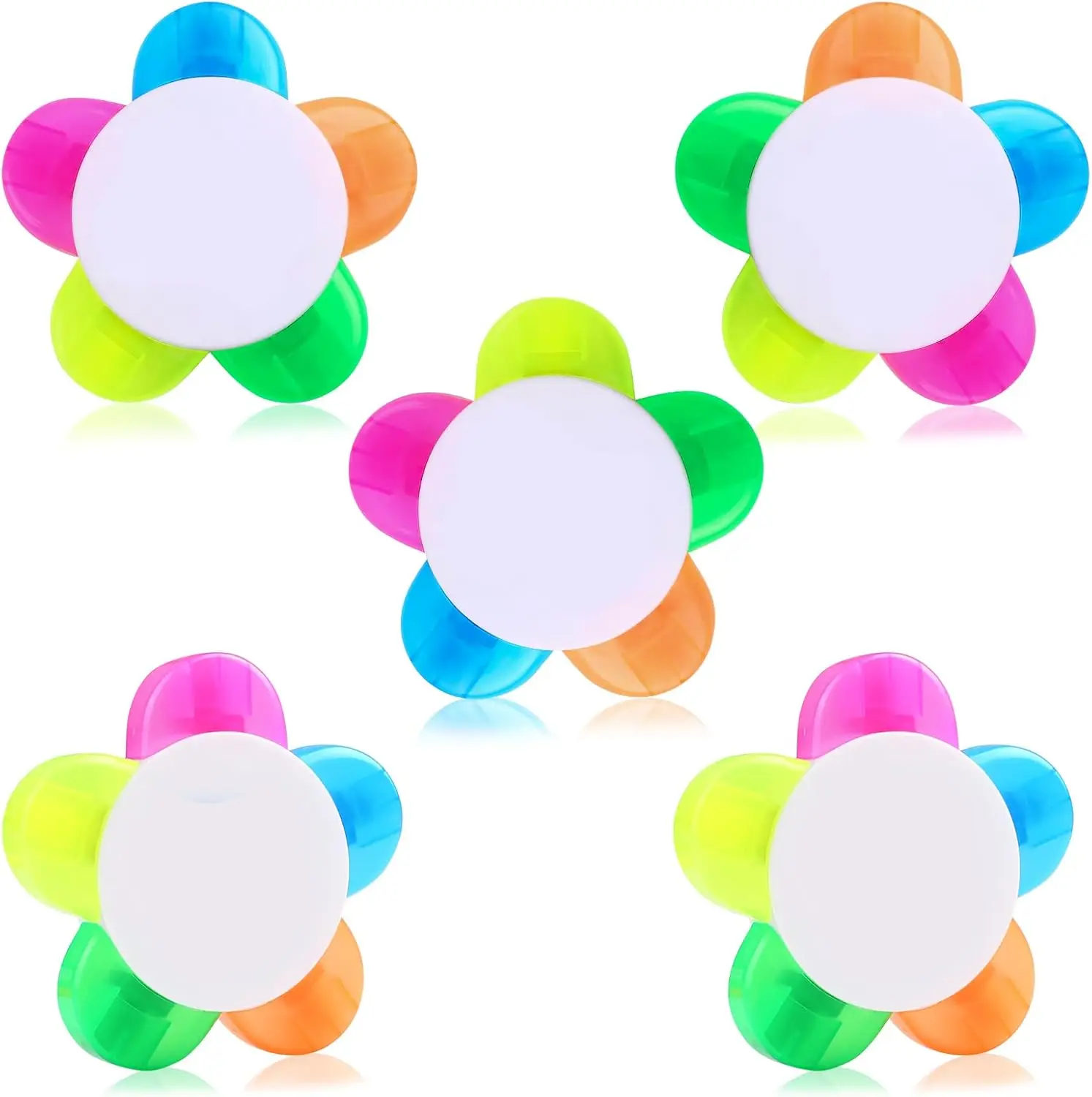 

Colorful Flower Highlighter Pens for Kids, 5-in-1 Fun Markers, Arts Crafts & School Supplies Gift
