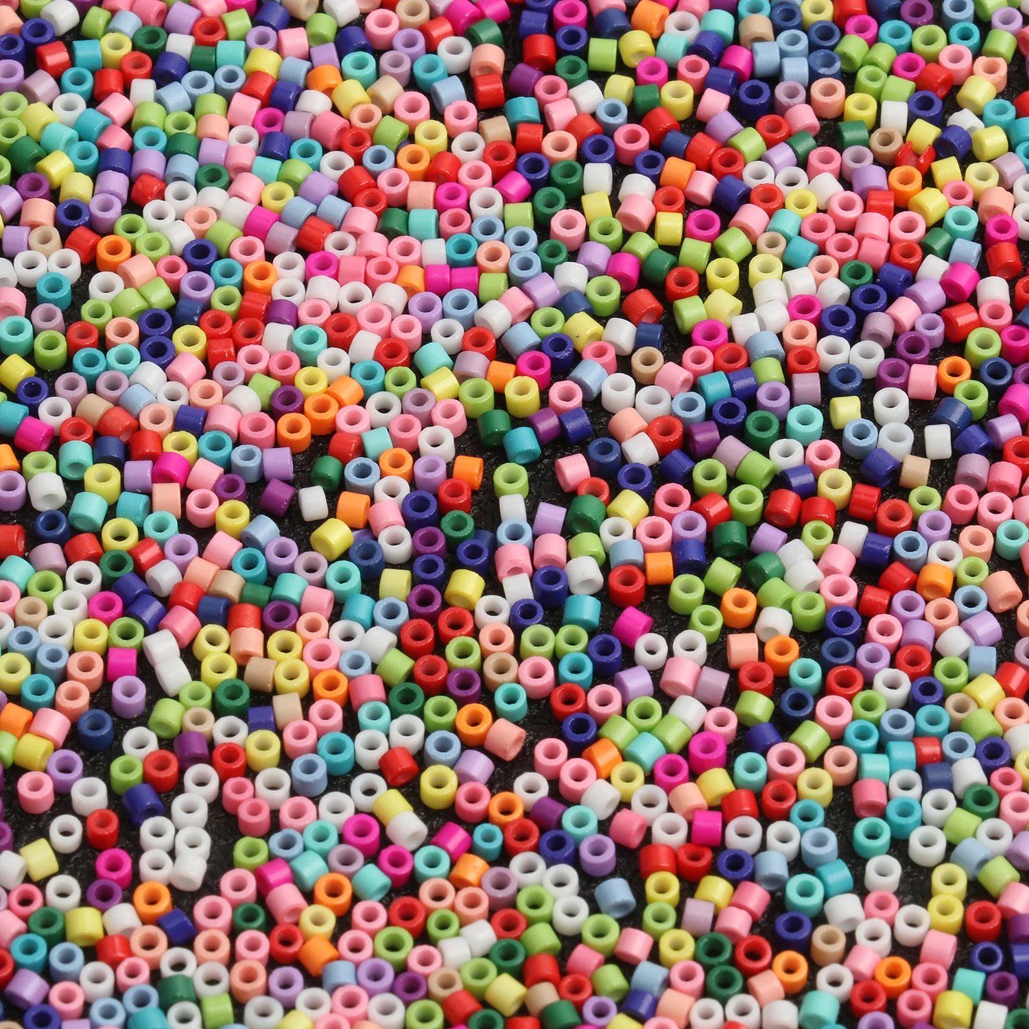 34 colors 2000pcs/pack 2mm Czech Glass Seed Beads Tube Shape Beads Accessories For Jewelry Making DIY Bracelet Material Supplier