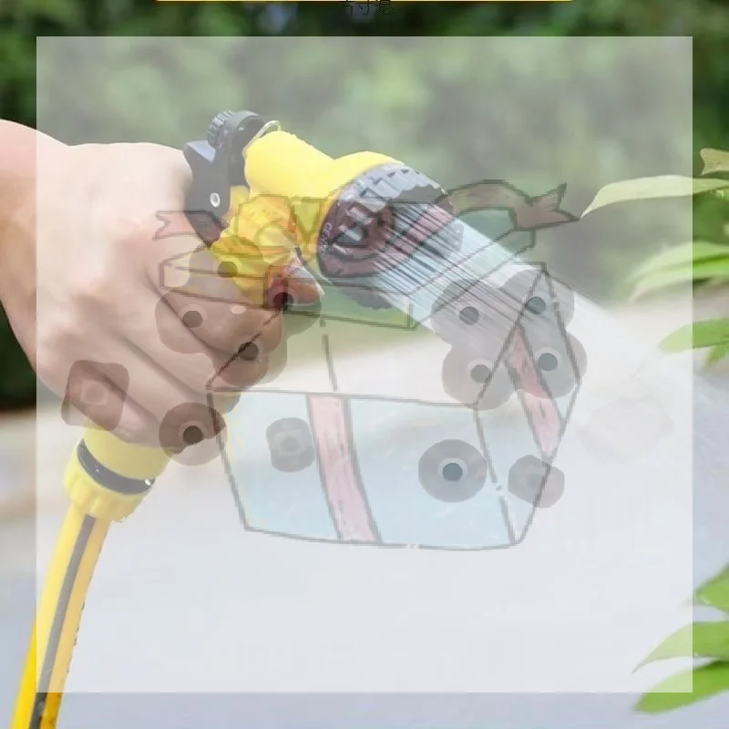 Irrigation Garden Watering  Thumb Control Water Hose Nozzle Sprayer Hose Spray Nozzle Garden Spray Irrigation Watering Nozzle