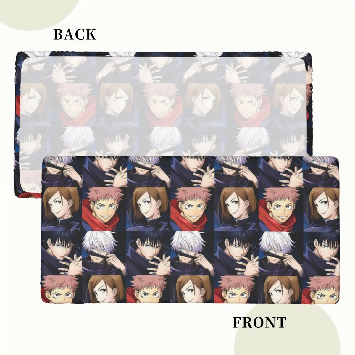 Megumi Besto Friendo Jujutsu Kaisen Sukuna Anime Customized Rectangular Tablecloth Waterproof Table Cover for Dining Table Cloth