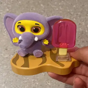 Figuras de la serie Zootopia de Disney: Siéntate obedientemente, Flash Finnick, adornos de escritorio, juguetes para niños, regalos. 10 best sales Caja sorpresa kawaii - №10