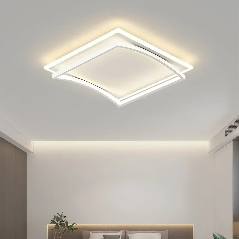 Lampu langit-langit LED Modern kamar tidur ruang tamu ruang makan dapur lampu gantung langit-langit dalam ruangan rumah Nordic perlengkapan lampu kilau