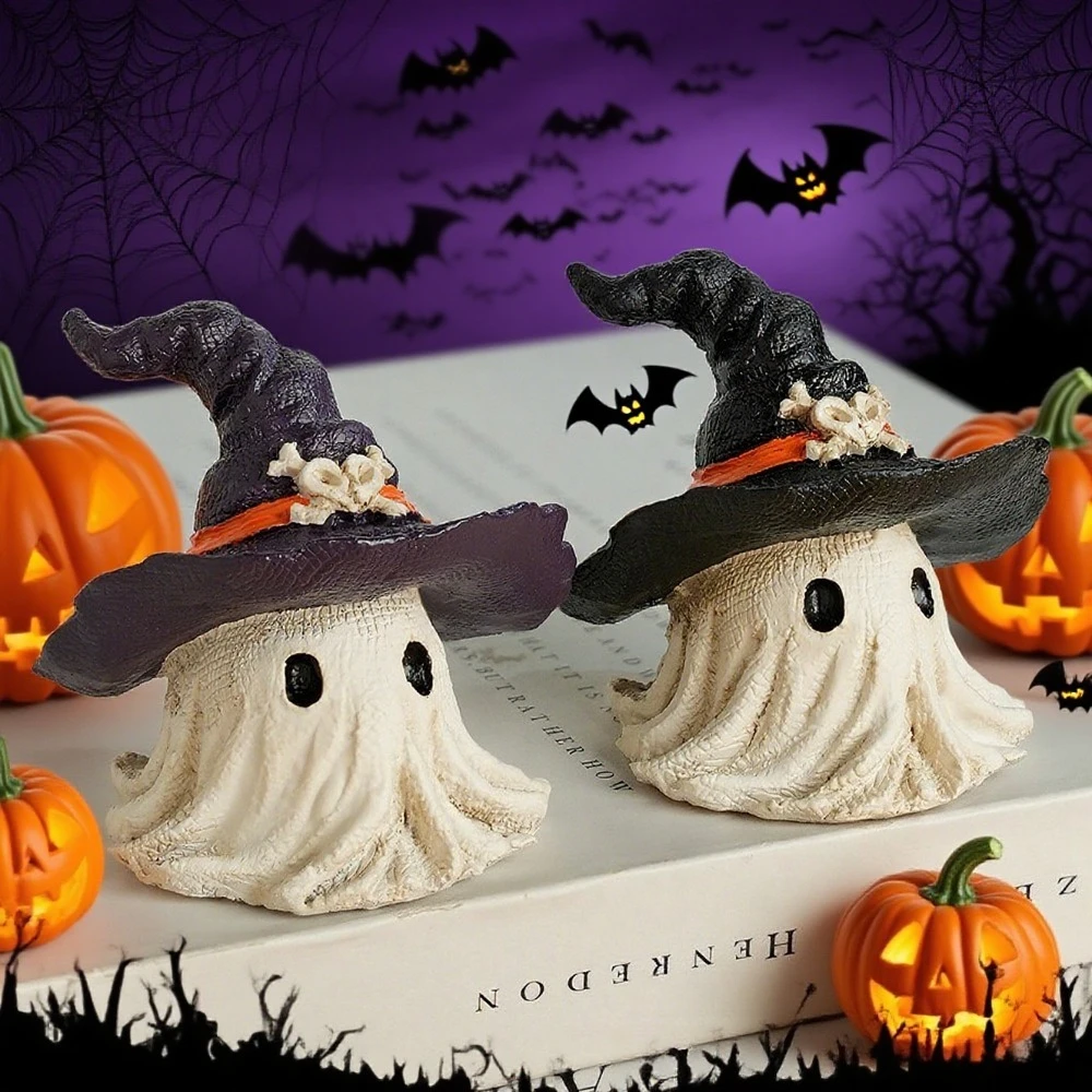 Art Craft Hat - 1pc halloween horror chapéu fantasma resina