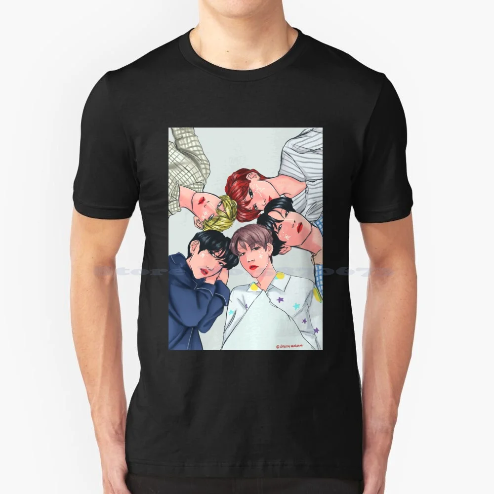 Txt Starboard T Shirt 100% Cotton Tee Txt Comeback Yeonjun Soobin Beomgyu Taehyun Huening Kai