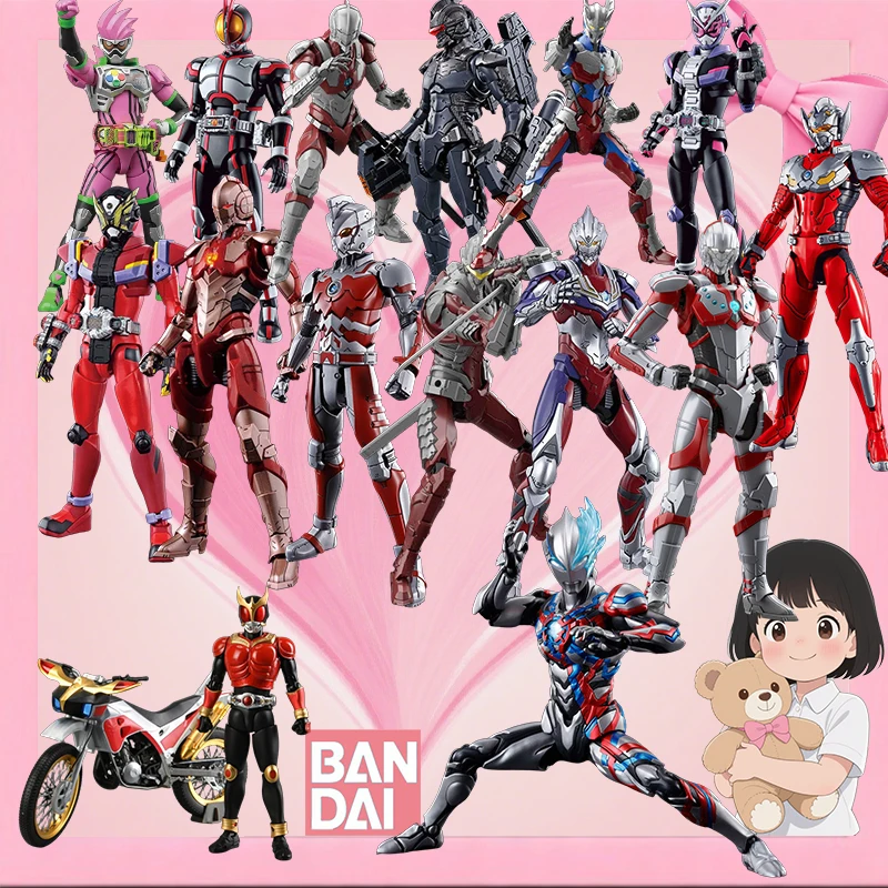 

Bandai Original FRS Tokusatsu Kamen Rider Blade Effect Parts Set Dark Kabuto Action Figure Assembly Model Toys Gifts For Kids