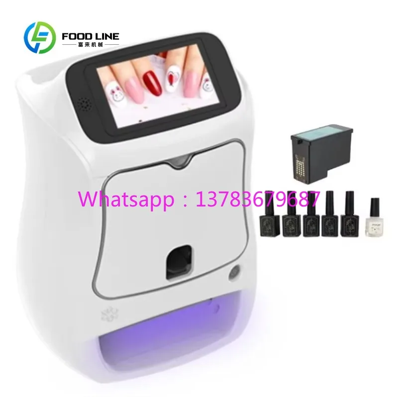 

Customized Professional Electric WiFi Digital DIY Nail Art Printer Machine Automatic 3D Smart Nail Art Painting High Quality