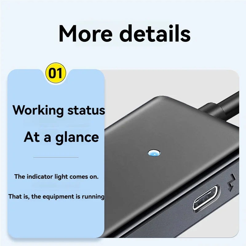 AS95-USB C 3.0 Hub, 5 портов, док-станция, концентратор типа C, 5 Гбит/с, 100 см, адаптер USB 3.0 для ноутбука