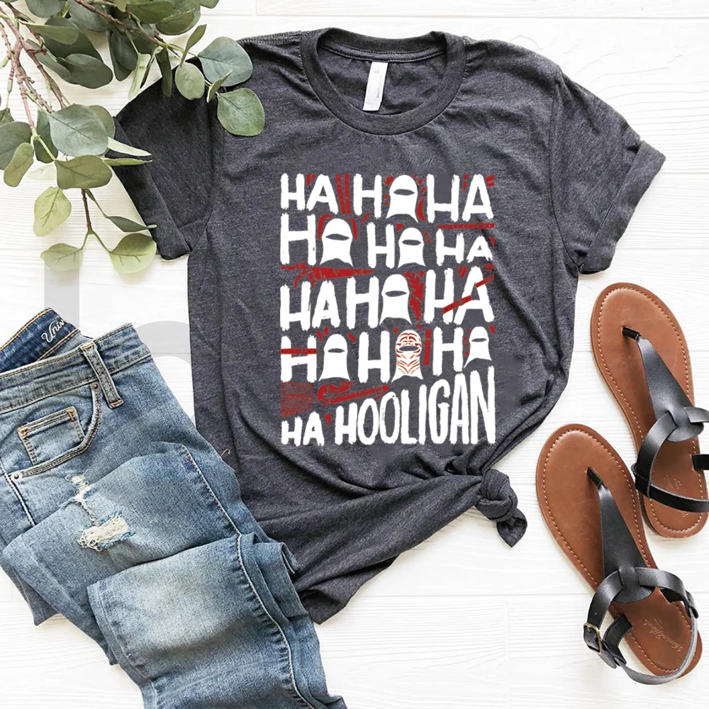 Hooligan Lyric T-Shirt Lustiges Kpop T-Shirt Retro Ha Ha Ha Grafik-Shirts Harajuku Konzert-T-Shirt Unisex Kurzarm-Oberteile Fan-Geschenke – Detail 10
