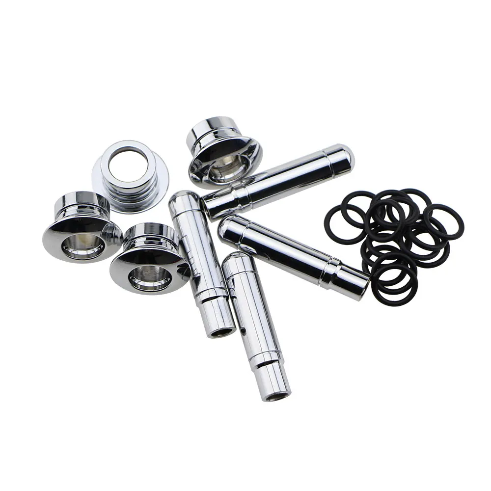 For Chevrolet Cruze Tracker Trax 2014 2015 2016 Inner Styling Accessories   8Pcs/Set Aluminum Car Door Lock Knob Pull Pins Lift