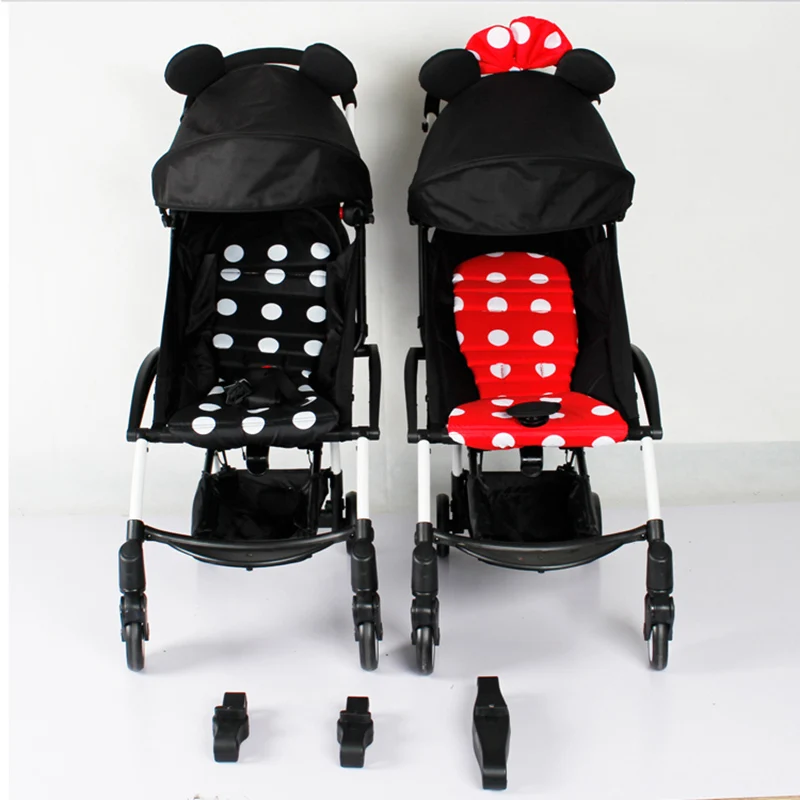 Stroller Accessories 3pcs Coupler Fit for Yoyo Prams Adapter Make 2 Yoya Carriages Into Twin Pushchair Fit for Babyzen Yoyo