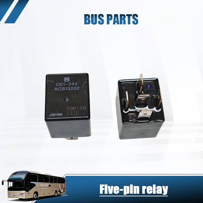 NUEVO relé de cinco pines/enchufes hnrock ACB13202 24v para piezas de autobús Yutong, King Long, Ankai, Higer