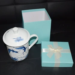 ReadStar Gift Box Cup China Jingdezhen Ceramic Tea Cup Bone China 500ml Cup With Lid House Office Conference Cup Wonderful gift